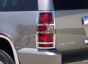 Накладки на задние фонари хромированные для CHEVROLET SUBURBAN/TAHOE SUV 2007-2014